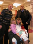 The grandpa picture.
Katarinas father Hans to the left.
Eriks father Claes-Erik to the right.