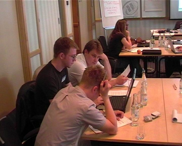 Many brought laptops, per Ward Cunninghams invitaion, and did TDD with FIT hands-on during the seminar.