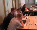 Many brought laptops, per Ward Cunninghams invitaion, and did TDD with FIT hands-on during the seminar.